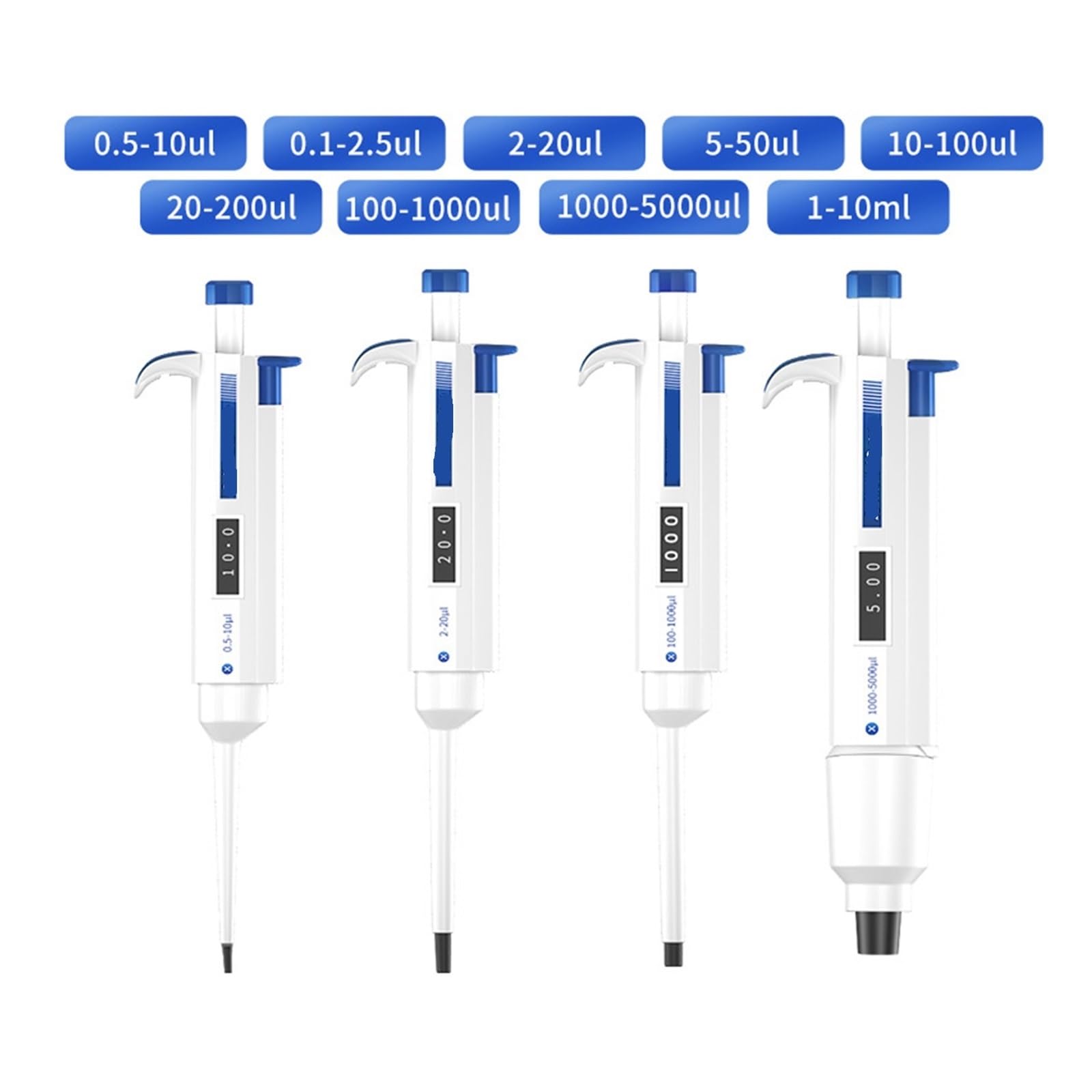 Pipeta Pipeta De Laboratorio Micro Monocanal Médica 10ml para laboratorio(0.5-10ul)