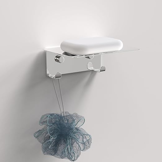 Volumoon Seifenschale - Praktischer Seifenhalter Ohne Bohren Für Bad Und Küche