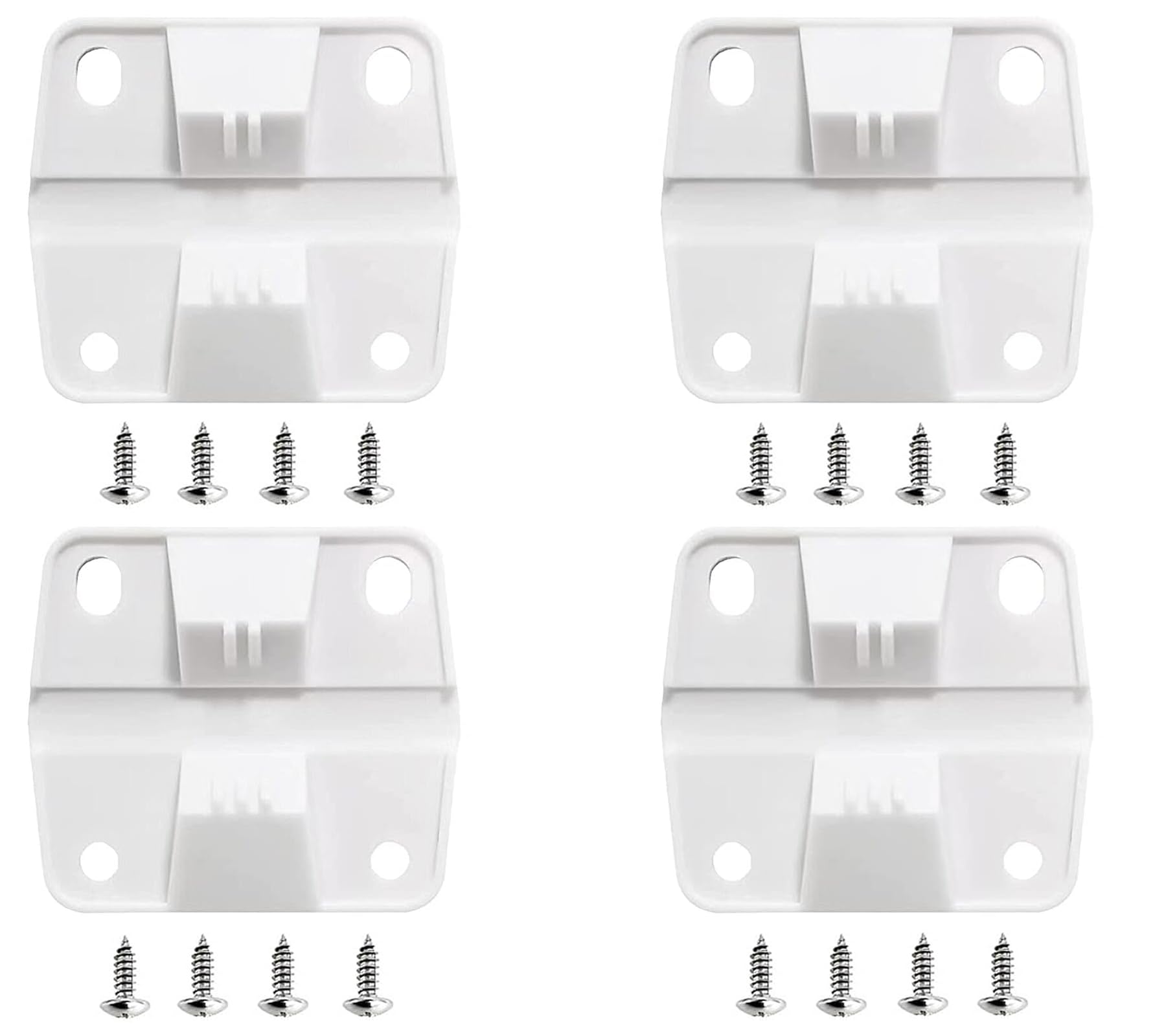 Afriod Cooler Plastic Replacement Hinges for Coleman Coolers 5253 6262 6270,for Rubbermaid Cooler Hinges,with Screws Set (4pack)