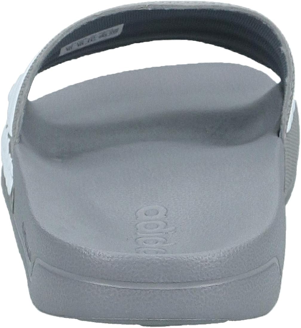 adidas Men's Casual Slide Grey/White/Grey 4
