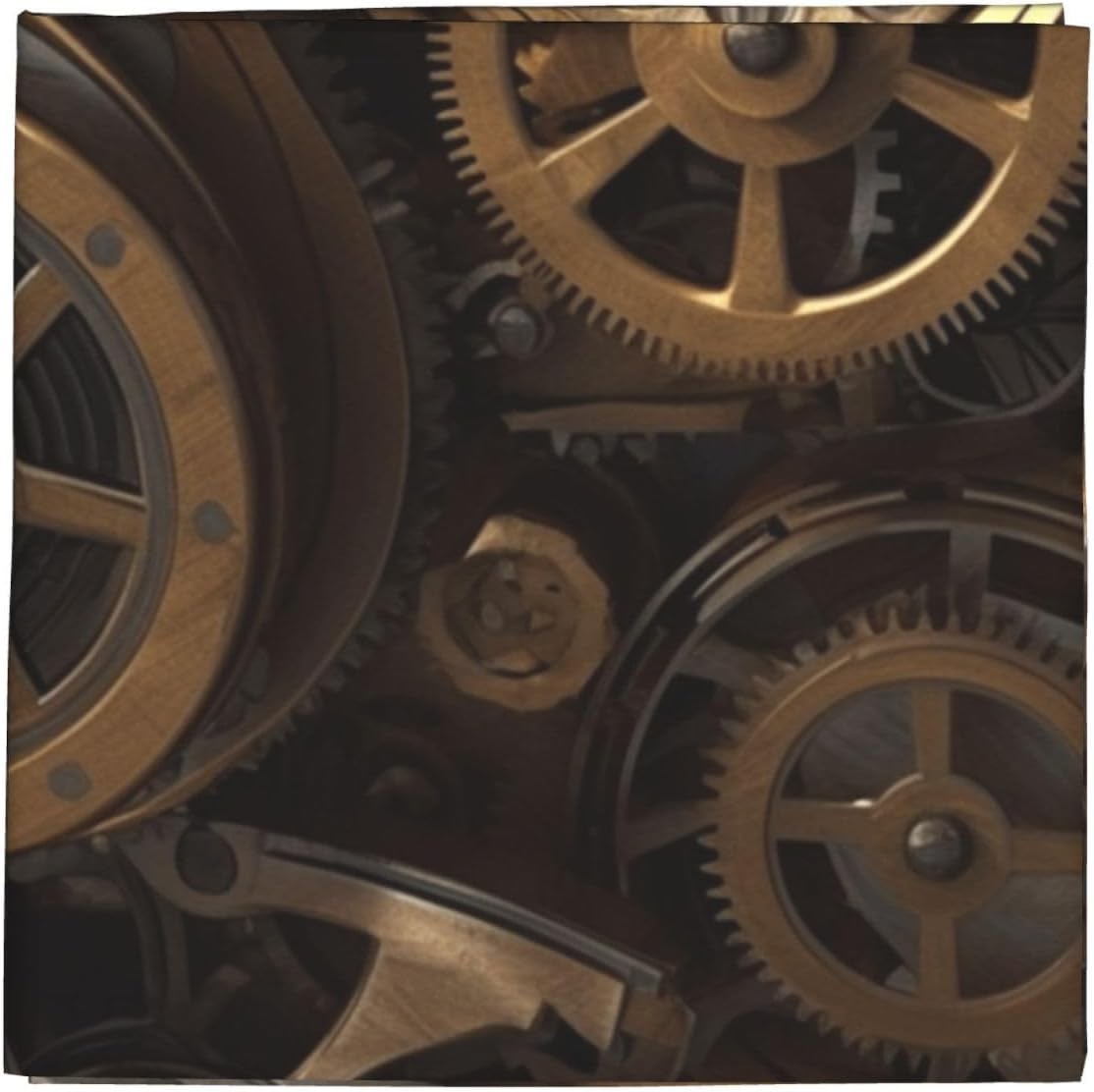 Cool Steampunk Gears Bandanas for Men Women Square Scarfs Cotton Handkerchidf 22x22 in Novelty Headbands, Face Cover