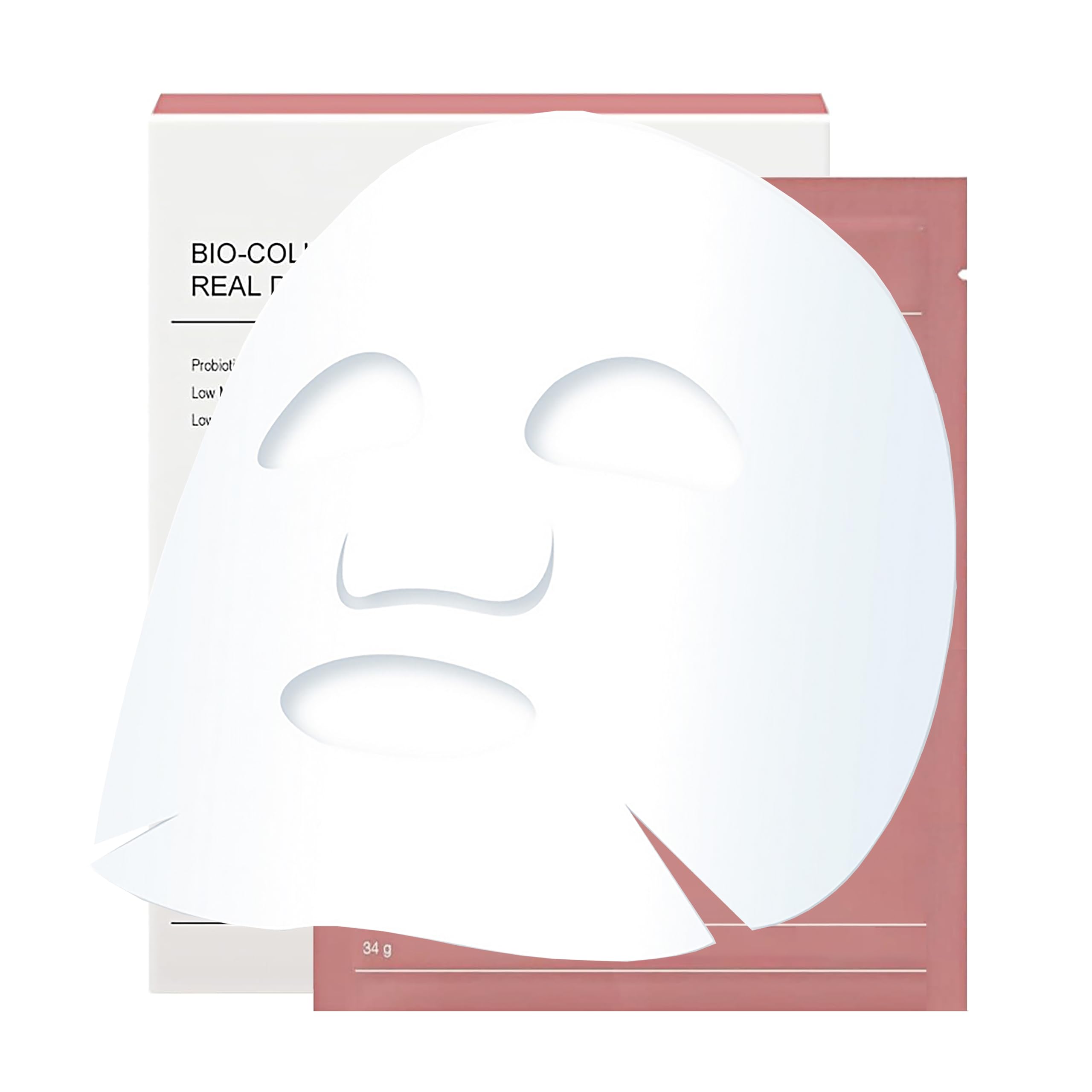 Xicks Bio-Collagen Real Deep Moisturizing Water Mask, 1.19 oz, Hydrating, Pore Minimizing, Firming, Brighten Skin/One box 4ea