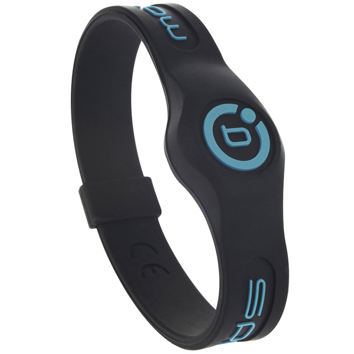 Bioflow Sport Silicone Magnetic Therapy Wristband Black Neon Blue