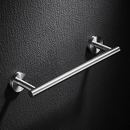 Porte-serviettes simple en acier inoxydable au design argent minimaliste 88 cm