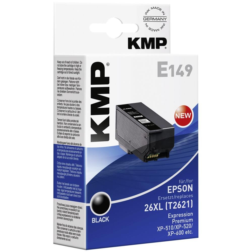 KMP E149 Tintenpatrone Schwarz kompatibel mit Epson T 2621