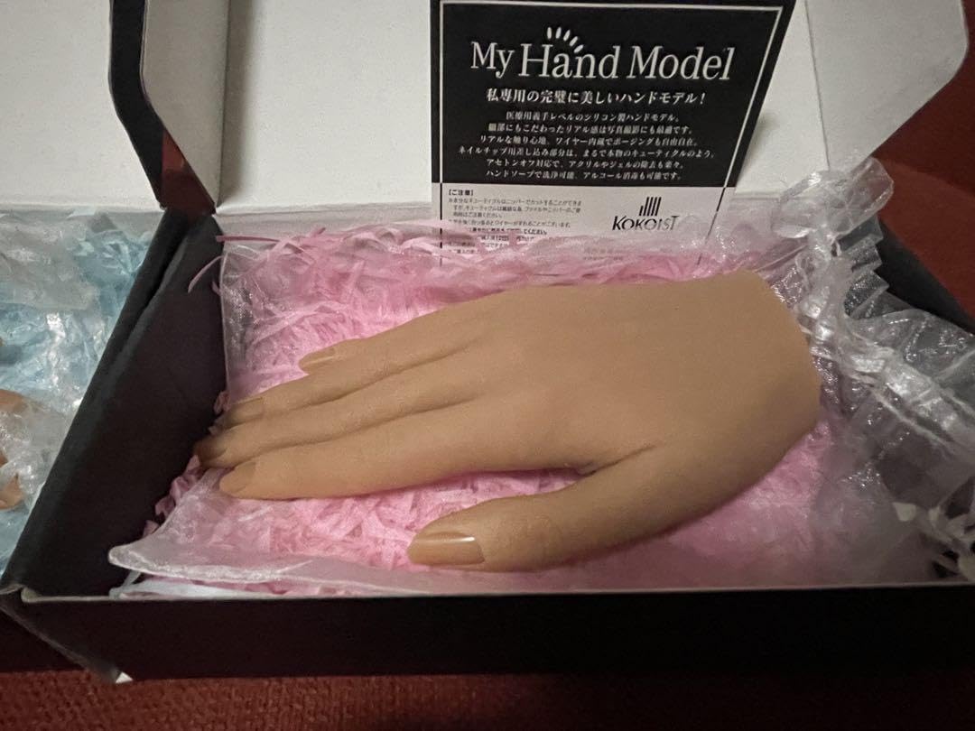 美品】KOKOISTココイストマイハンドモデル アーモンド 両手 ネイル模型