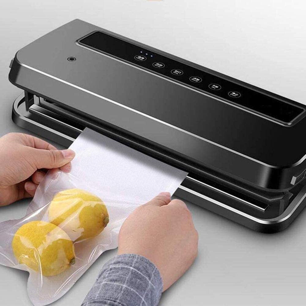 Sellador de Bolsas Selladora al Vacio Sellador al Vacío Máquina envasadora al vacío Sellado automático para la conservación de alimentos con modos secos y húmedos Diseño compacto y fácil de li