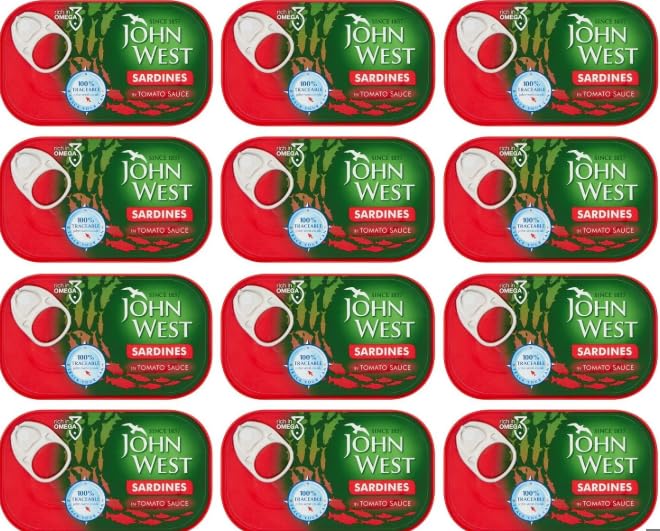 Sardines in Tomato Sauce Rich in Omega 3 120g Box of 12