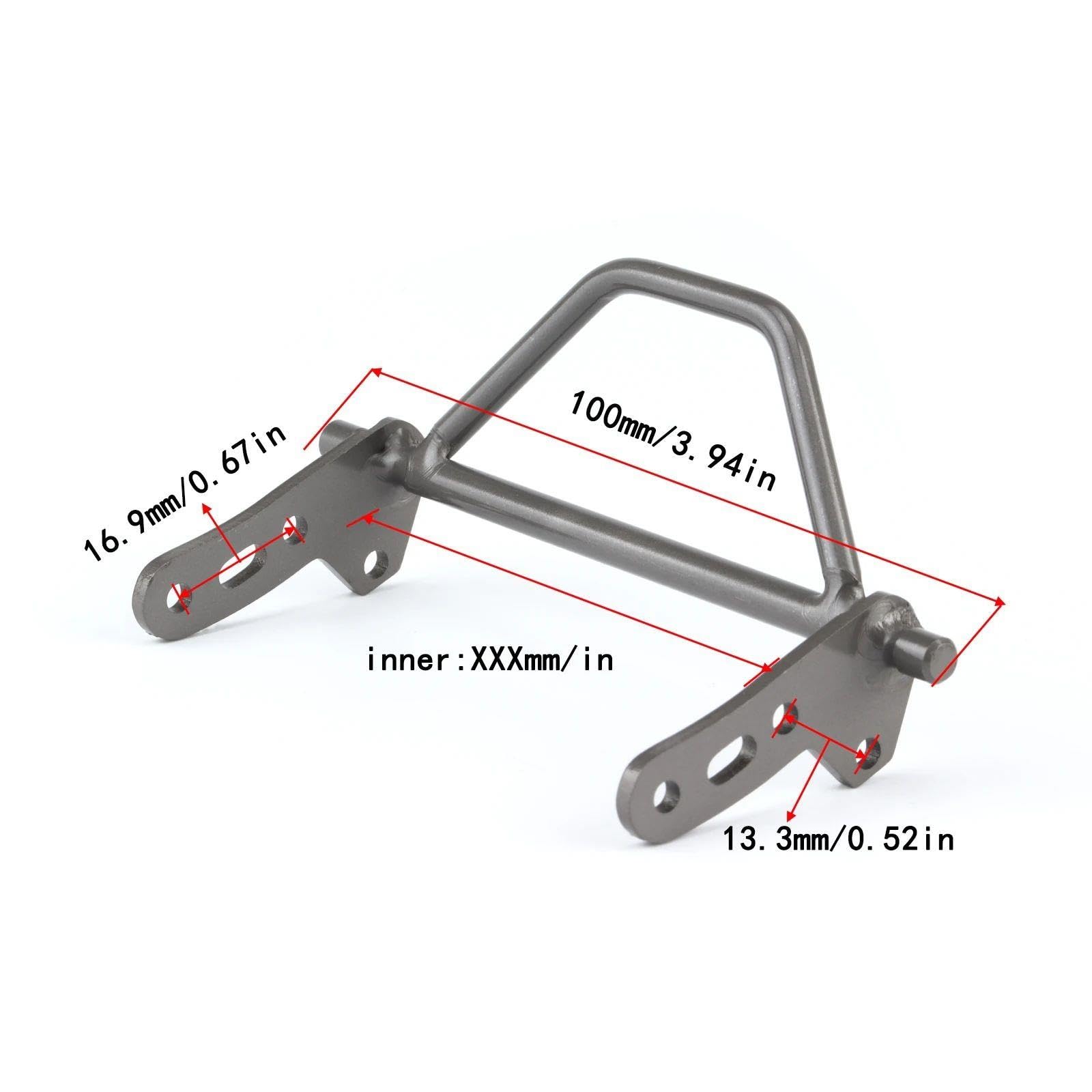 Titanlegierung Frontstoßstange Bull Bar Für Vanquish F10 Für Phoenix 1/10