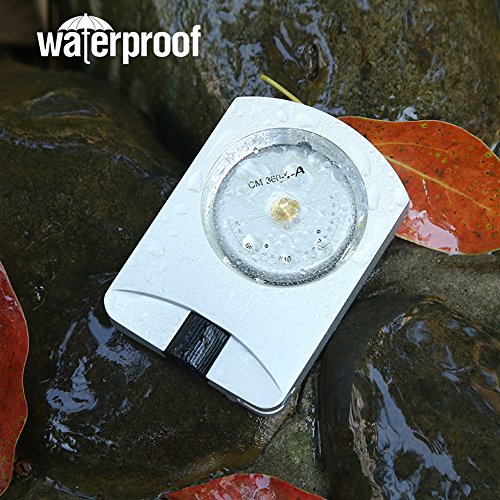 Ueasy Professional Aluminum Accurate Altimeter Compact Handheld Clinometer for Measuring Heights Slopes Angles Silver - Thumbnail 4