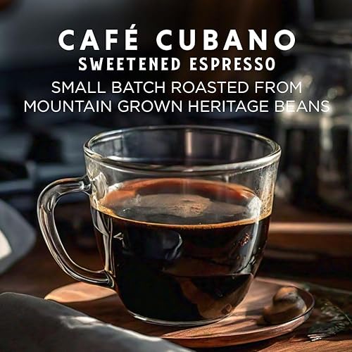 Miniatura 2 de Oriente Cápsulas de café cubano tostado oscuro, 18 unidades  Cafe Cubano  Espresso endulzado  Café tostado oscuro 100% arábica  Cápsulas reciclables