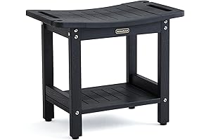 Adjustable Shower Bench for Leg Shaving and Foot Rest