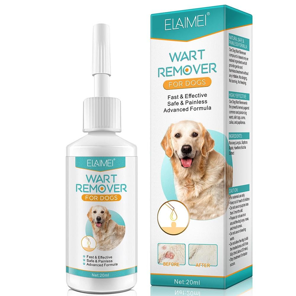 Eliminador de verrugas para perros, tratamiento de eliminación de verrugas y verrugas de acción rápida, sin dolor, sin daño para perros, y removedor