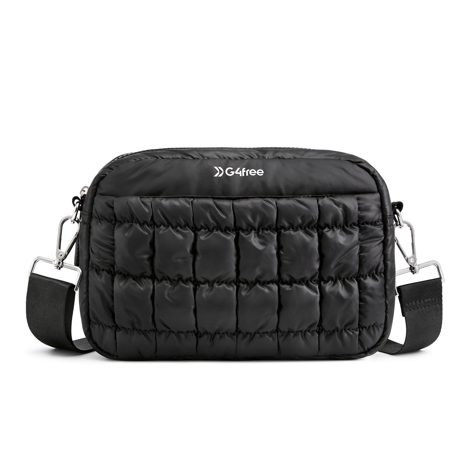 G4Free Puffer Crossbody Bag for Women, Lightweight Small Purse Casual Quilted Clutch Fashionable Shoulder Handbag