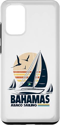 Galaxy S20+ Abaco Sloop Sailing Bahamas Regatta Sailboat Bahamian Flag Case