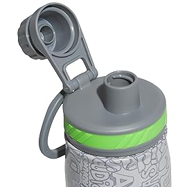 600 ML (20 oz) Metal Water Bottle, Hot/Cold Double-Walled Insulated 18/8 Stainless Steel