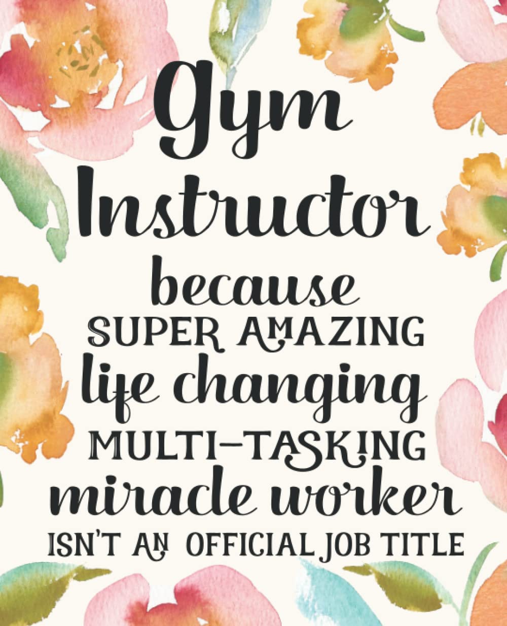 Gym Instructor Gifts: Funny Thank You Appreciation Present for Women Friends, Family or Coworkers