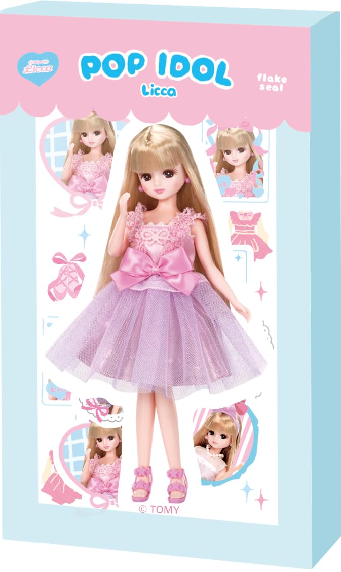 Amazon.co.jp: 古川紙工 リカちゃん シール 箱入りフレークシール
