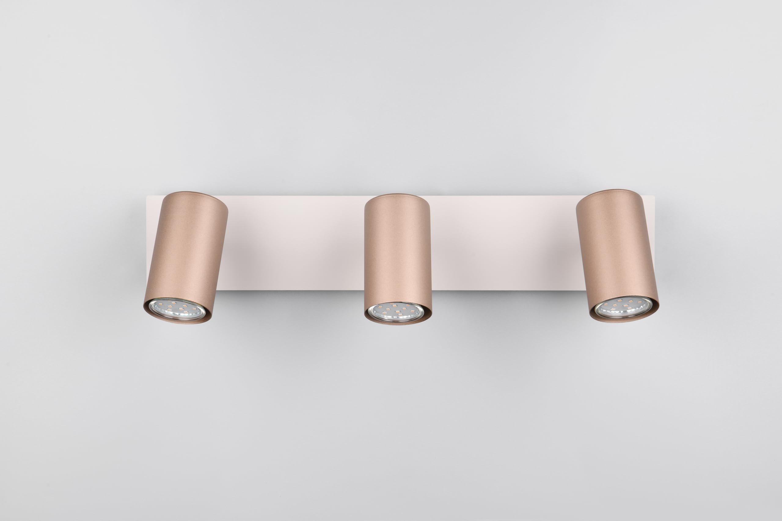 Trio Leuchten Barra de focos MARLEY 802400365, Metal Coffee/Warm Grey, excepto 3x GU10