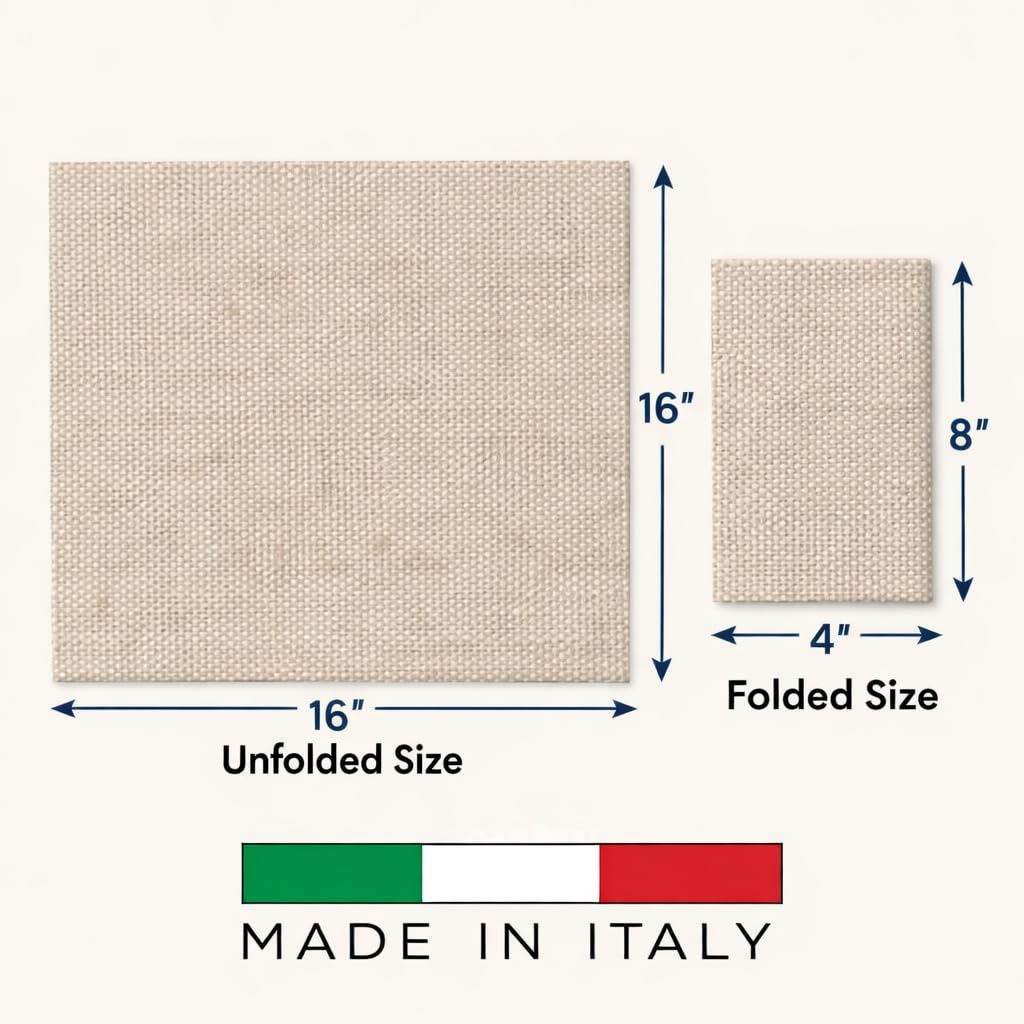 Serviettes jetables en tissu Airlaid de qualité supérieure, douces et absorbantes, fabriquées en Italie, serviettes de table élégantes pour fêtes