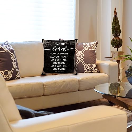 Miniatura 3 de Fundas de cojín decorativas cristianas, fundas de cojín decorativas para sofá, cama, sofá, dormitorio, sala de estar, decoración del hogar, regalos