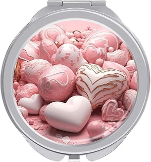 Espejo de maquillaje de viaje flotante en for...