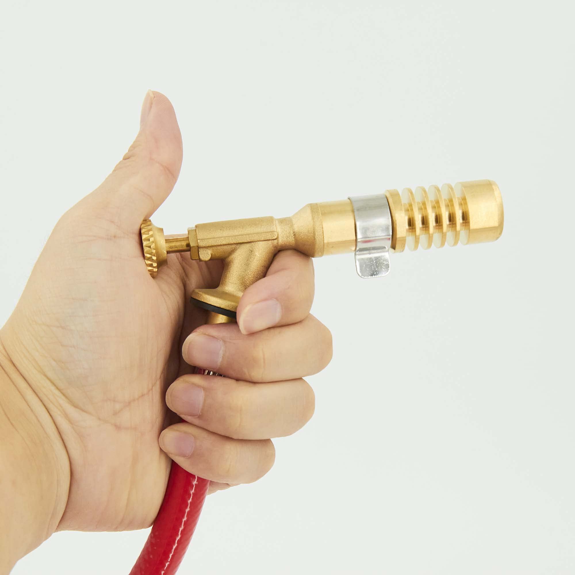 Brass Propane Torch With hose And QCC1 Connector For OPD Valve