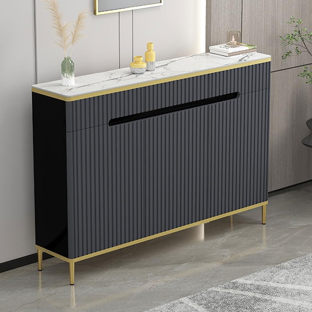 Sideboard Buffet Cabinet Rock Board Light Luxury Dining Sideboard Storage Cabinet Kitchen Cabinet Cupboard Home Tea Cabinet Living Room Cabinet Kitchen Storage Cabinets