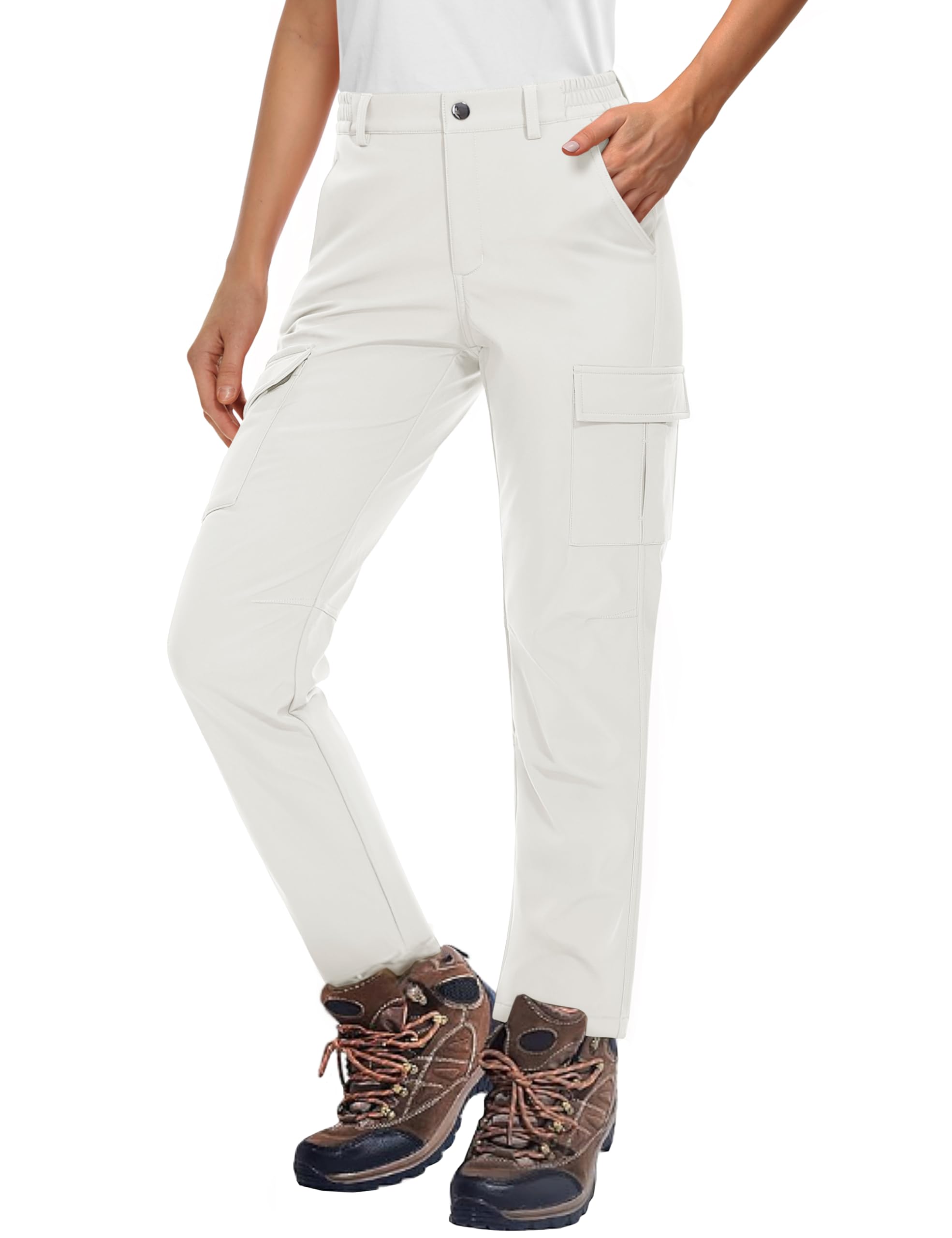 MAGCOMSEN Women's Fleece Lined Pants