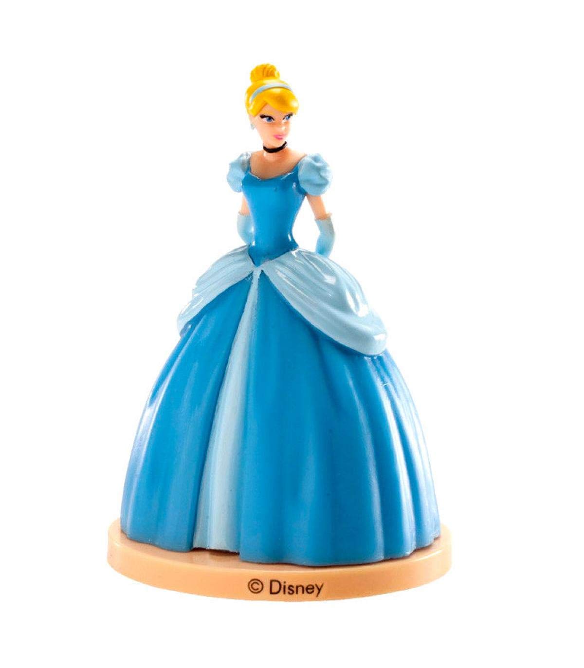 Dekora - Birthday Cake Topper With Cindrella Princess Figure - 8.5 cm, Multicoloured, 347108
