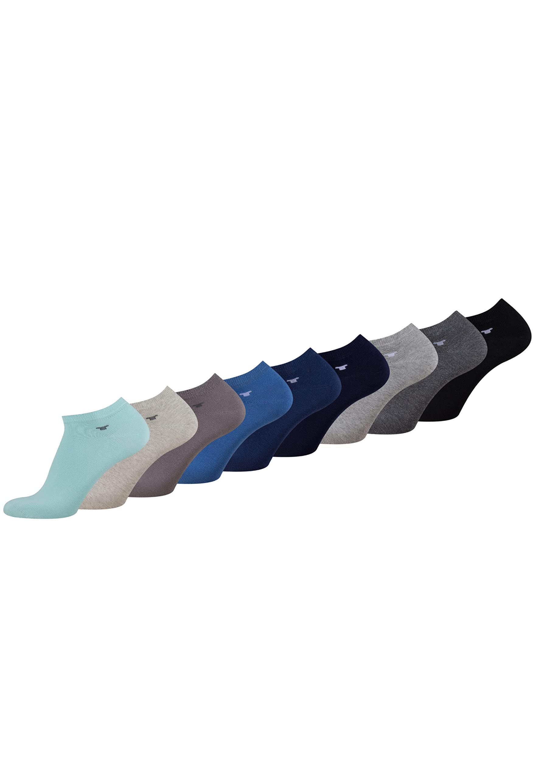 TOM TAILOR Sneaker Socken - bequeme Baumwoll Herrensocken - Socken für den Alltag und Freizeit - im praktischen 9er Pack - Größe 39.- 42 und 43-36