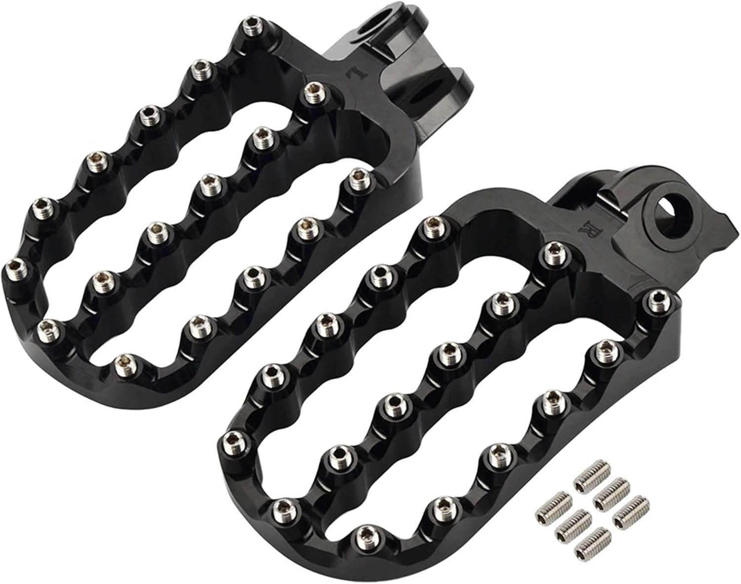 ADV XW Footpegs for KTM Enduro & Adventure R Motorcycles | Compatible with KTM Enduro 690 & Adventure 790 890 950 990 1090 1190 1290 (Black)