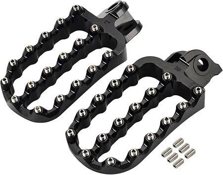 Rippin Moto ADV XW Footpegs for KTM Enduro & Adventure R Motorcycles | Compatible with KTM Enduro 690 & Adventure 790 890 950 990 1090 1190 1290 Black