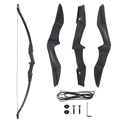 Konelia 57" Archery Takedown Recurve Bow Right&Left Hand Hunting Bow Long Bow for Adult Youth Beginner Outdoor Hunting Shooting Training Target Practice