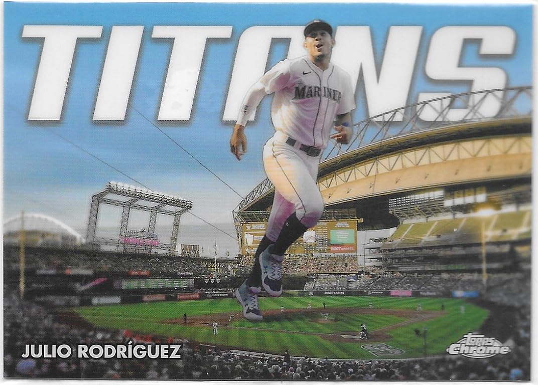 Amazon.com: Julio Rodriguez 2023 Topps Chrome Titans Insert Card