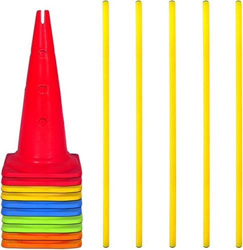 YXXSDP Speed &amp; Agility Training Set for Kids, Multicolor Portable Track Hurdles Multi-Sports Equipment, Kindergarten Athletic Gear disponible en Yaxa Colombia