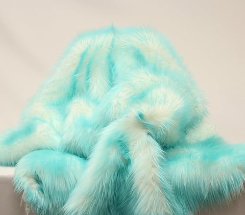 The Yard (Aruba) - Tela de pelo sintético de pelo largo con respaldo blanco de 60 pulgadas de ancho The Yard (Aruba) - Tela de pelo sintético de pelo largo con respaldo blanco de 60 pulgadas de ancho