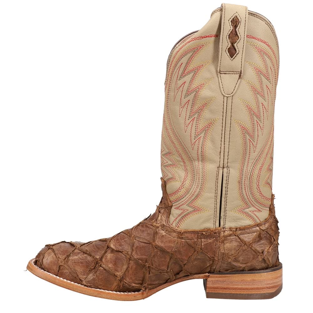 DurangoPremium Exotics™ Tobacco Pirarucu Western Boot