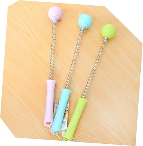 Miniatura 3 de 4 unids Masaje Bola Martillo Cuello Terapia Herramienta Stress Relax Varilla para Hombre Niños y Niñas Silicona Portátil Mango Telescópico Rosa,