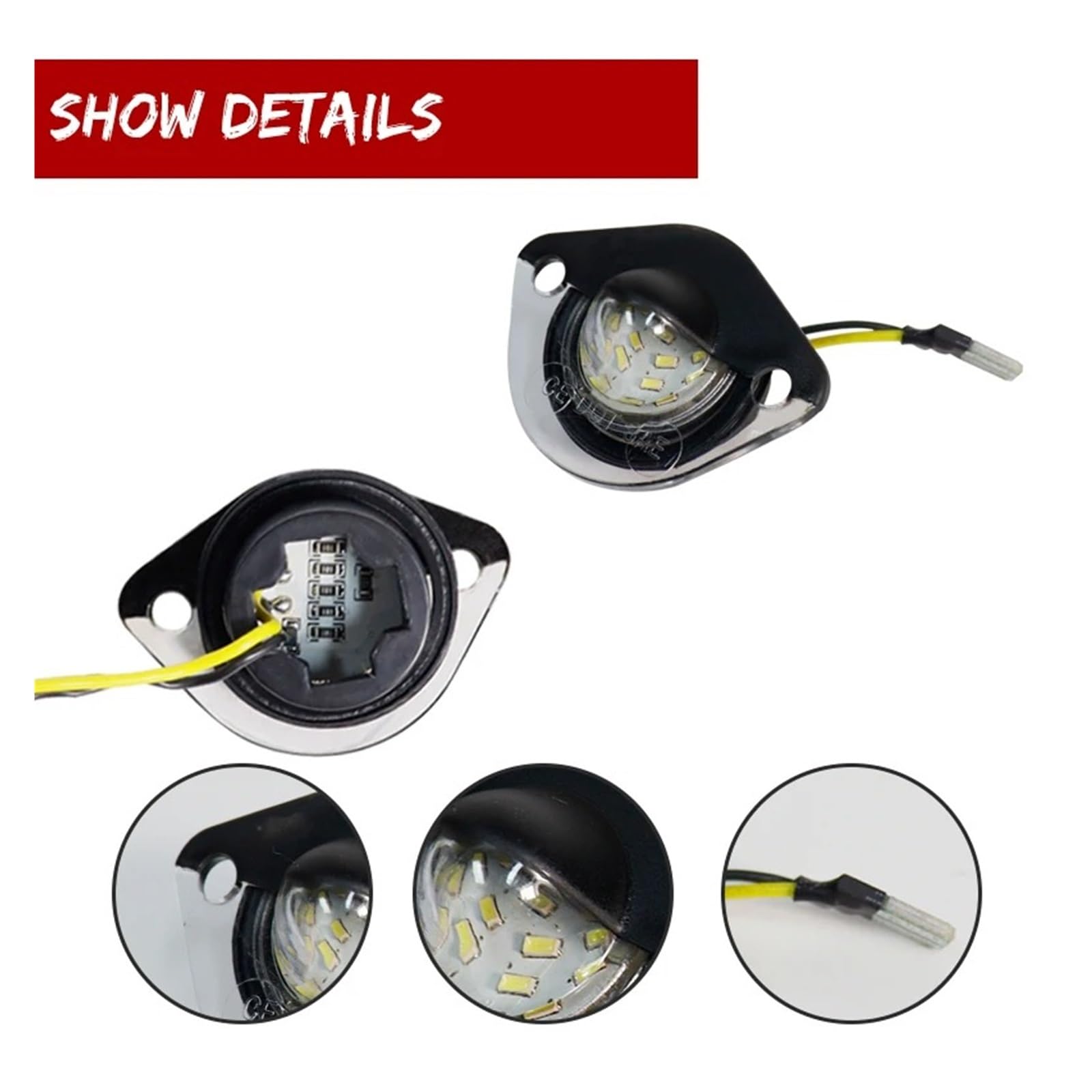 Luci Targa Per Ford Per Mustang 1994 1995 1996 1997 1998-2004 Lampada Targa Posteriore Senza Errori T10 W5w 6000K LED Bianco Luci Auto