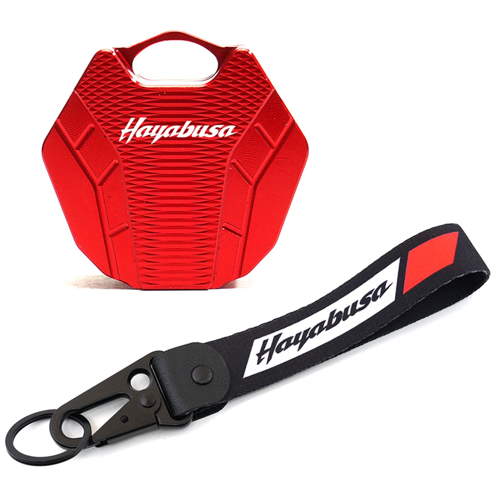 ZYAKOMO CNC Fit For SUZUKI HAYABUSA GSX1300R GSX 1300R 1999-2020 2021 2022 2023 Motorcycle Key Cover Case Key Shell KeyChain