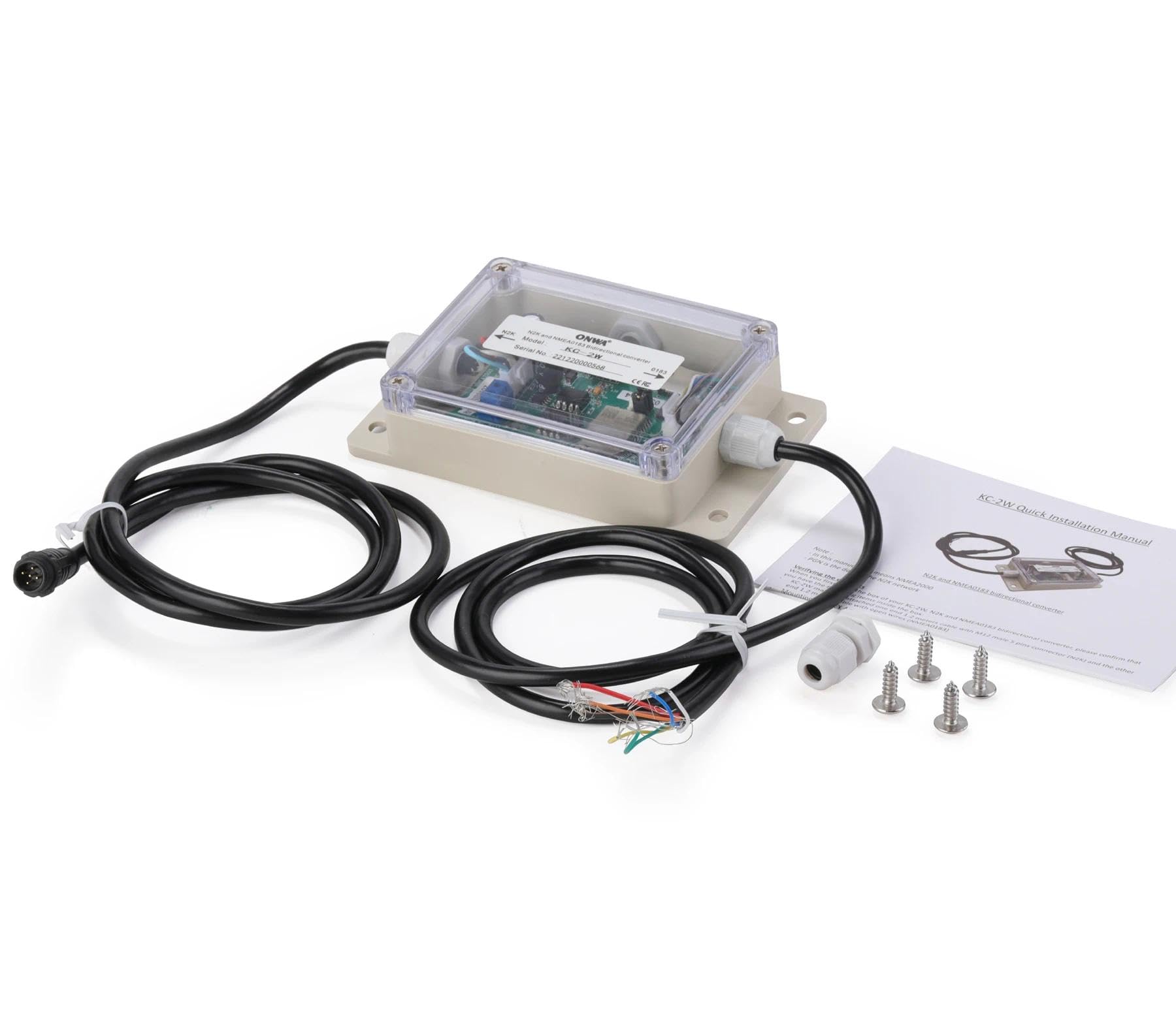 ONWA KC-2W NMEA2000 e NMEA0183 Bidirection Converter NMEA0183 al convertitore N2K KC-2W con modulo with WiFi (NMEA2000 And NMEA0183 Converter)