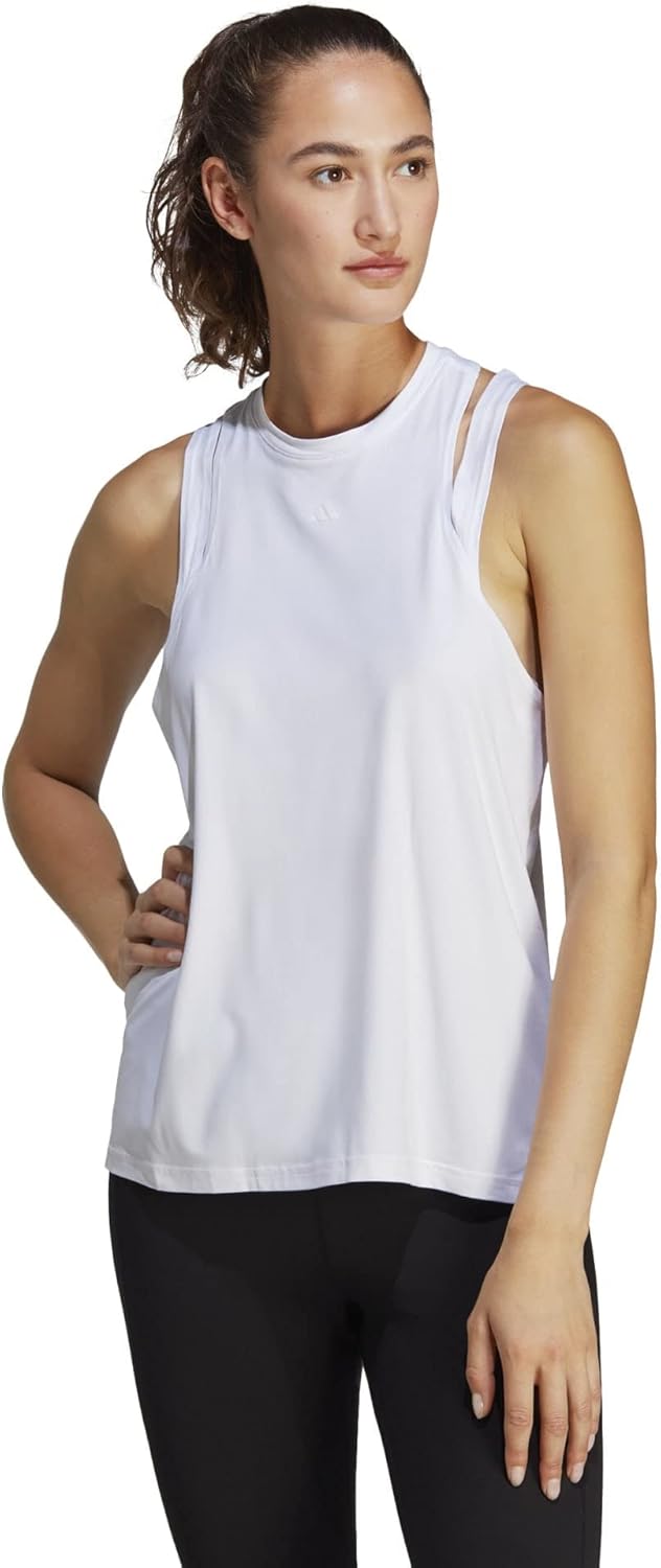 adidas Women's Aeroready Training Essentials 3-bar Tank Top