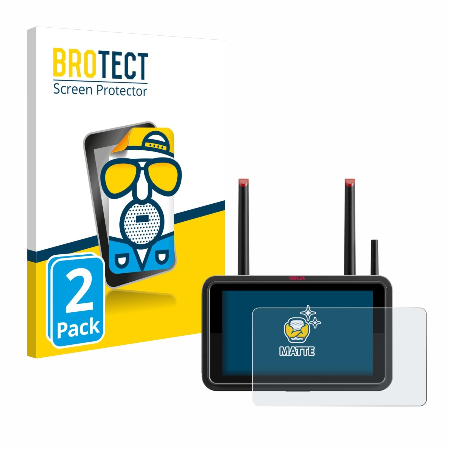 brotect Pellicola Protettiva Opaca per Atomos Ninja TX Pellicola Protettiva Anti-Riflesso (2 Pezzi)