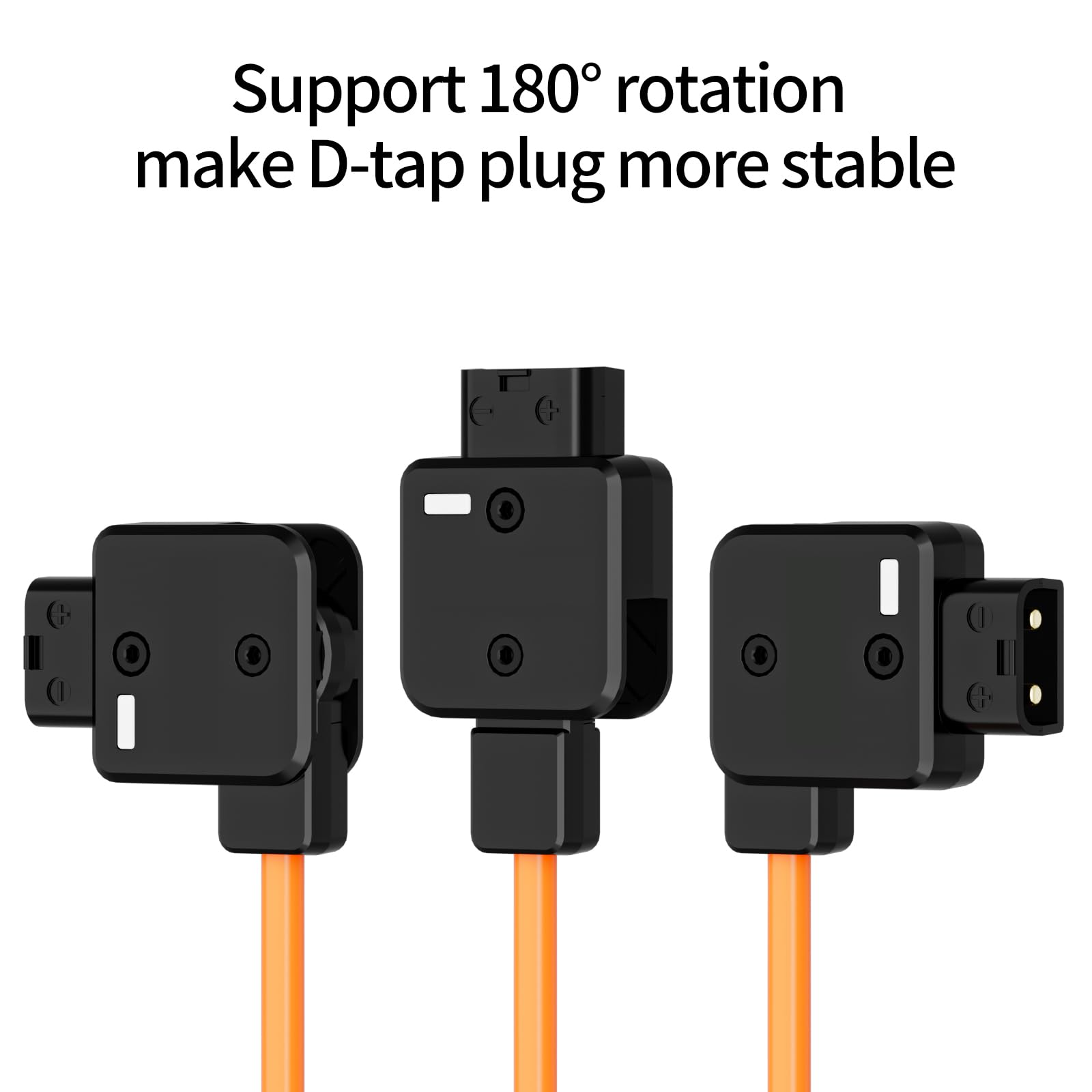 Cavo di alimentazione in nylon intrecciato D-Tap a 2 pin, capacità 150 W, adatto per la produzione di film, cavo di alimentazione professionale per fotocamera