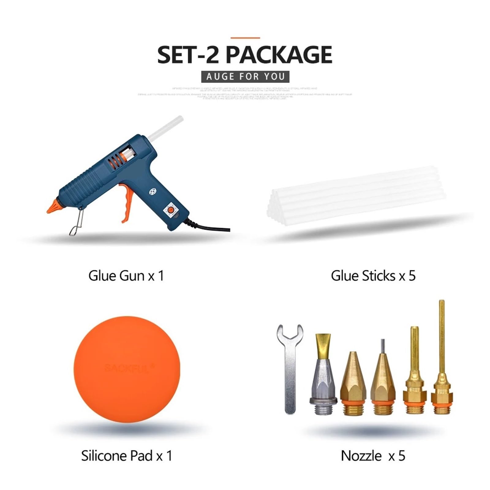 Herramienta de reparación artesanal, Kit de herramientas de Pistola de Pegamento Caliente, ajuste de temperatura, pistola de silicona de 150W, use barras de pegamento de 11mm, boquilla de cobre puro D