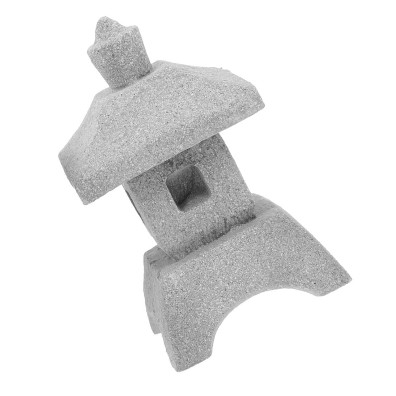 YardweDafang Lantern Tower Decor Japanese Decor Home Decoration Pagoda Lantern Statue Asian Decor Pagoda Chinese Pagoda Lantern Zen Garden Accessory Mini Craft Garden Decor