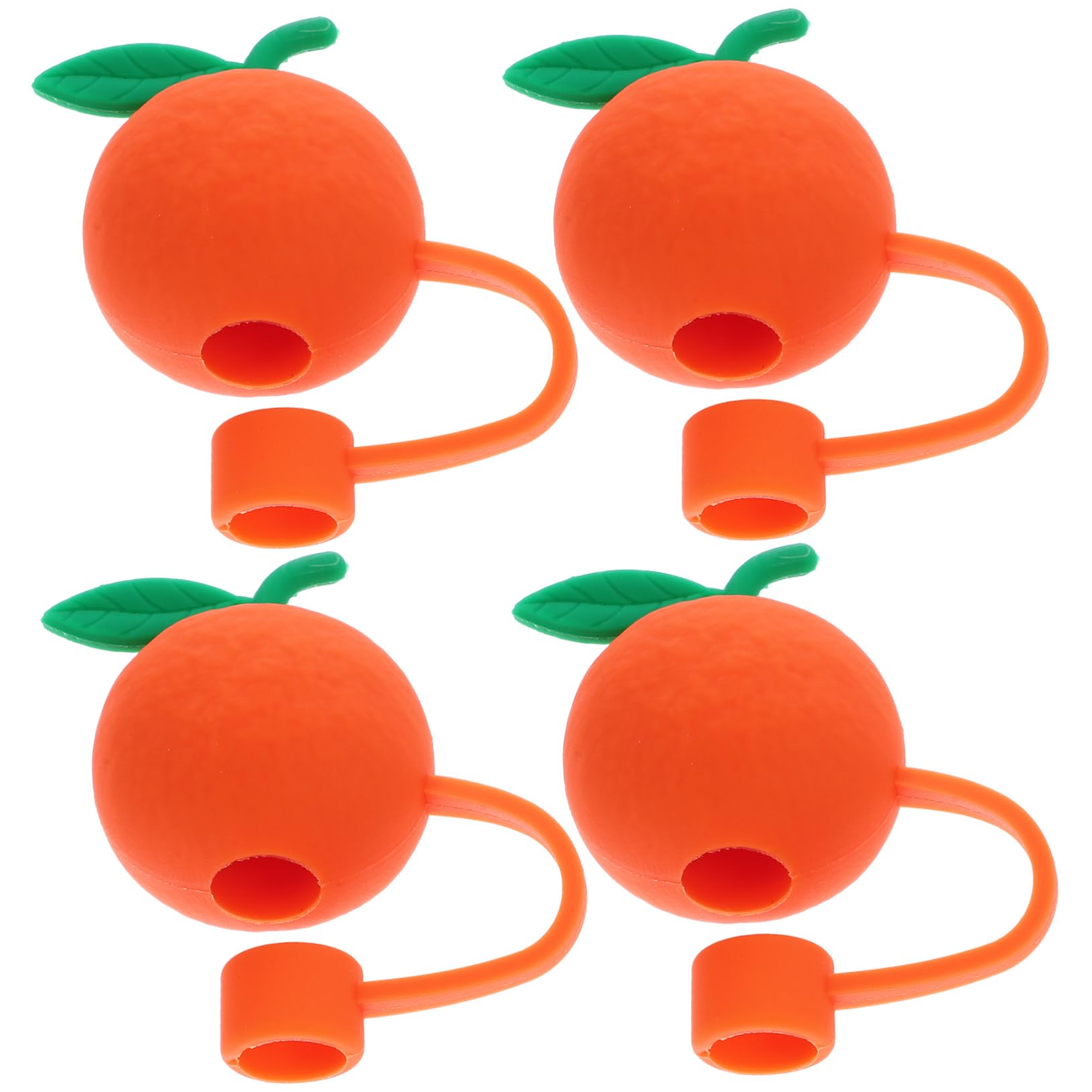 IMIKEYA 20stücke Strohkappen Orange Wiederverwendbare Schutzkappen Für Trinkhalme Für Partys Babypartys Und Feiern Leicht Und Langlebig