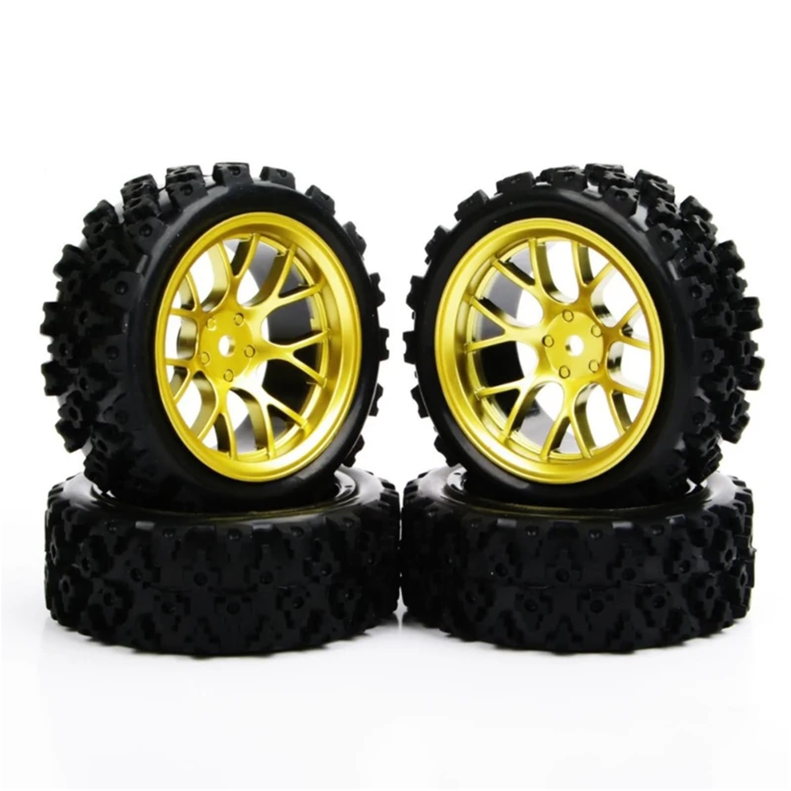 para Racing 1:10 Llanta Rueda Neumáticos Goma 4 Uds con Desplazamiento 6mm 12mm Hexagonal Vehículos Todoterreno Modelo PP0487 Accesorios sobre Orugas RC Coche NeumáTico Piezas