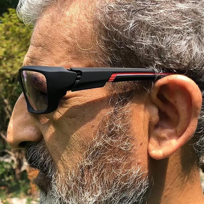 Image of Night Vision Driving Glasses - Anti Glare HD Polarized Yellow Tinted Sunglasses for Men & Women